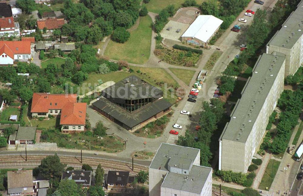 Potsdam-Drewitz von oben - Jugendklub in Potsdam Drewitz.