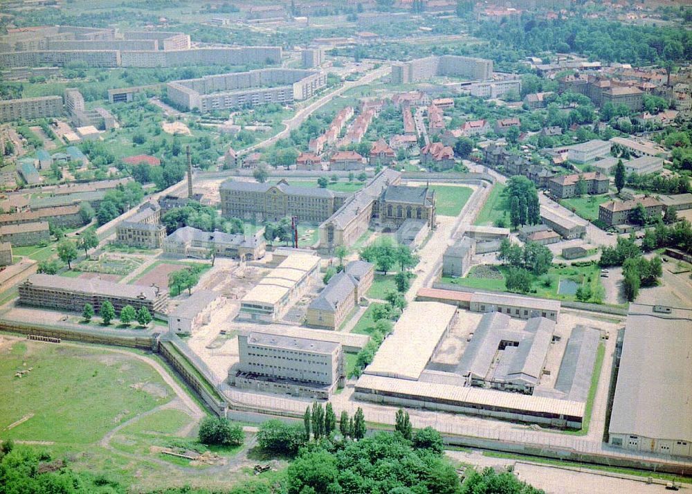 Luftbild Bautzen / Sachsen - Justitzvollzugsanstalt in Bautzen / Sachs.