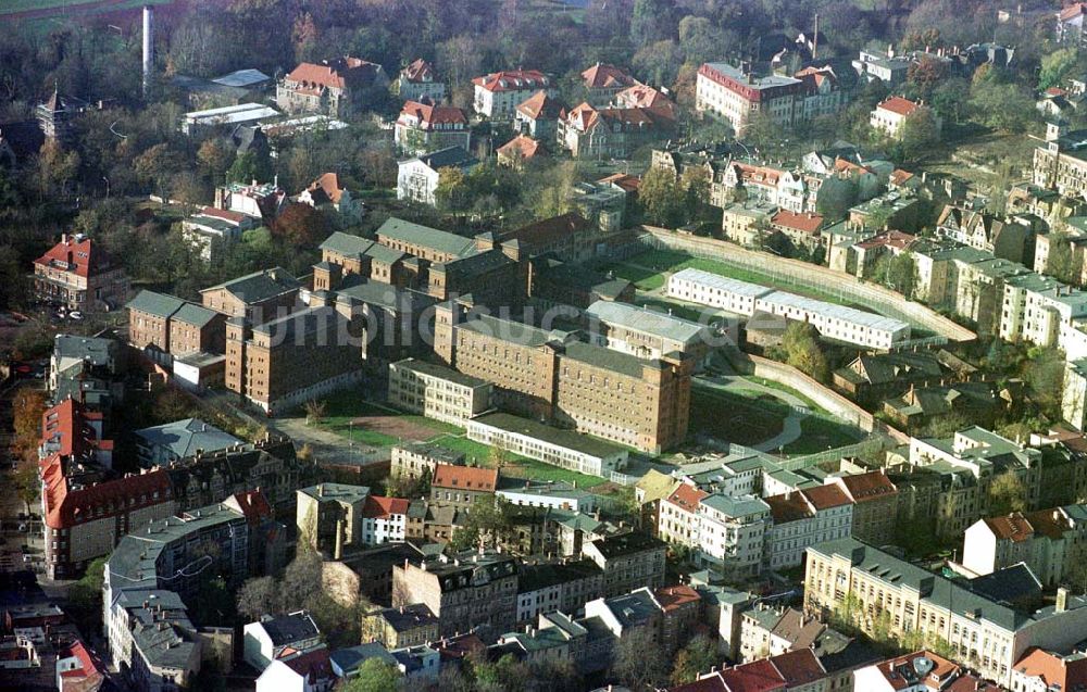 Luftbild Halle / Saale - Justizvollzugsanstalt Halle / Saale.