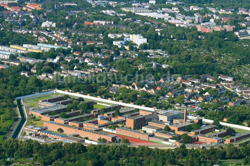 Luftaufnahme Köln - Justizvollzugsanstalt JVA an der Rochusstraße im Ortsteil Ossendorf in Köln im Bundesland Nordrhein-Westfalen, Deutschland