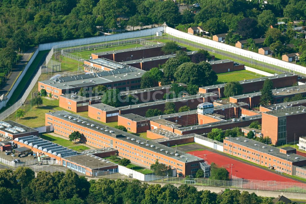 Köln von oben - Justizvollzugsanstalt JVA an der Rochusstraße im Ortsteil Ossendorf in Köln im Bundesland Nordrhein-Westfalen, Deutschland