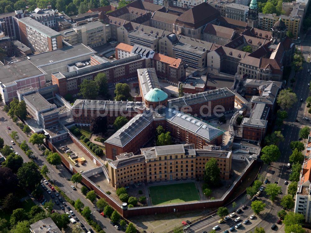 Luftaufnahme Berlin - Justizvollzugsanstalt in Moabit in Berlin