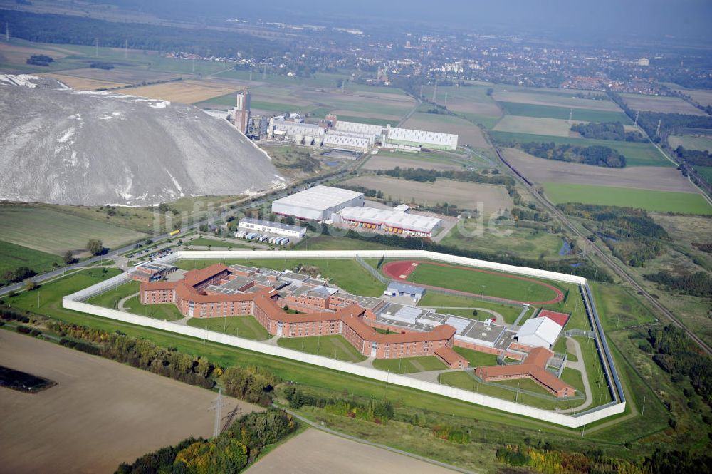 Luftbild Sehnde - Justizvollzugsanstalt Sehnde und die ehemalige Kali Mine Bergmannsegen