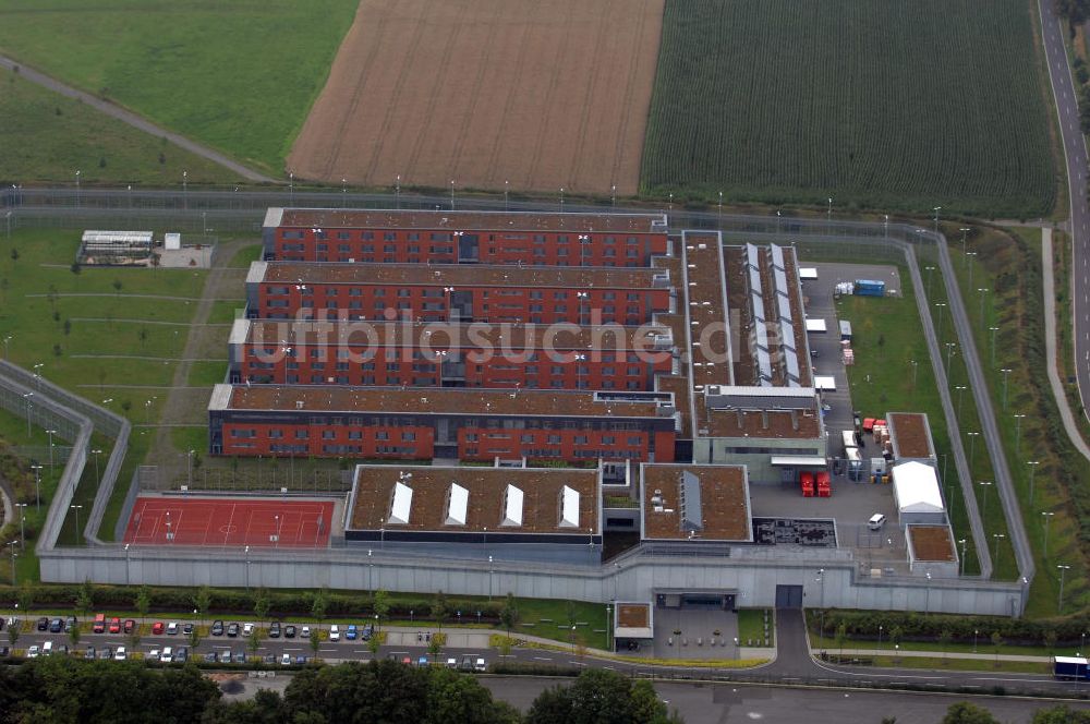 Hünfeld aus der Vogelperspektive: JVA Hünfeld