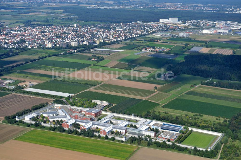 Luftaufnahme Weiterstadt - JVA Justizvollzugsanstalt Weiterstadt in Hessen