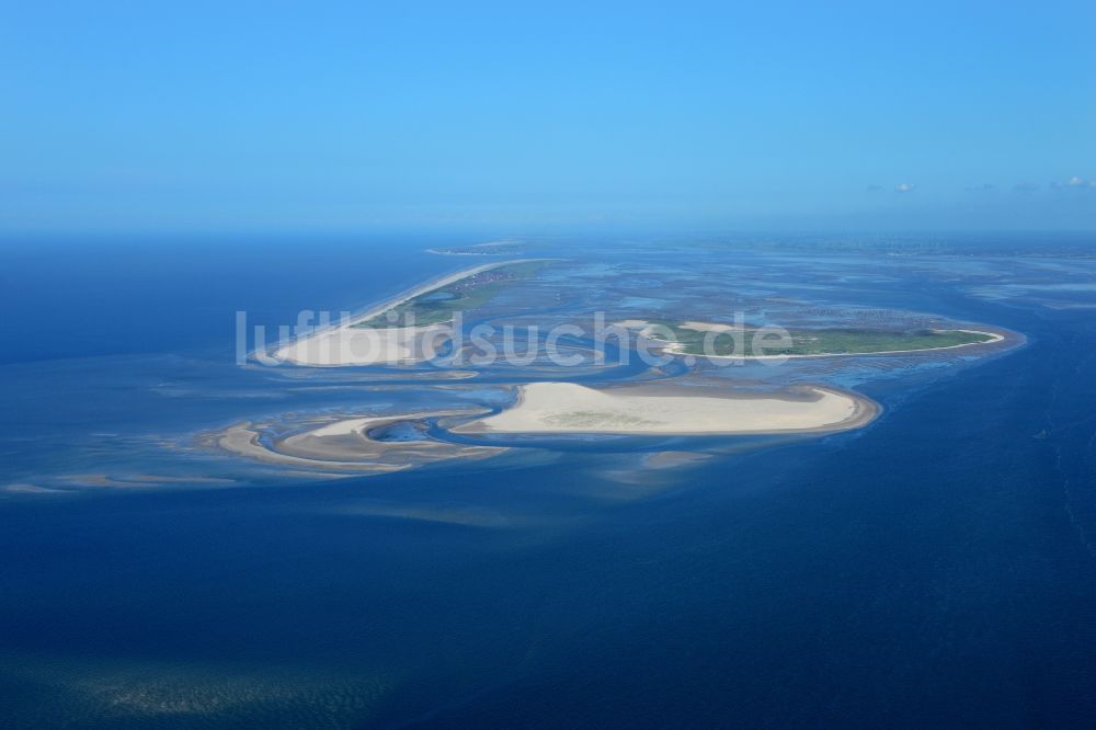 Luftbild Juist - Kachelotplate und Insel Juist - Inseln in der Nordsee im Bundesland Niedersachsen