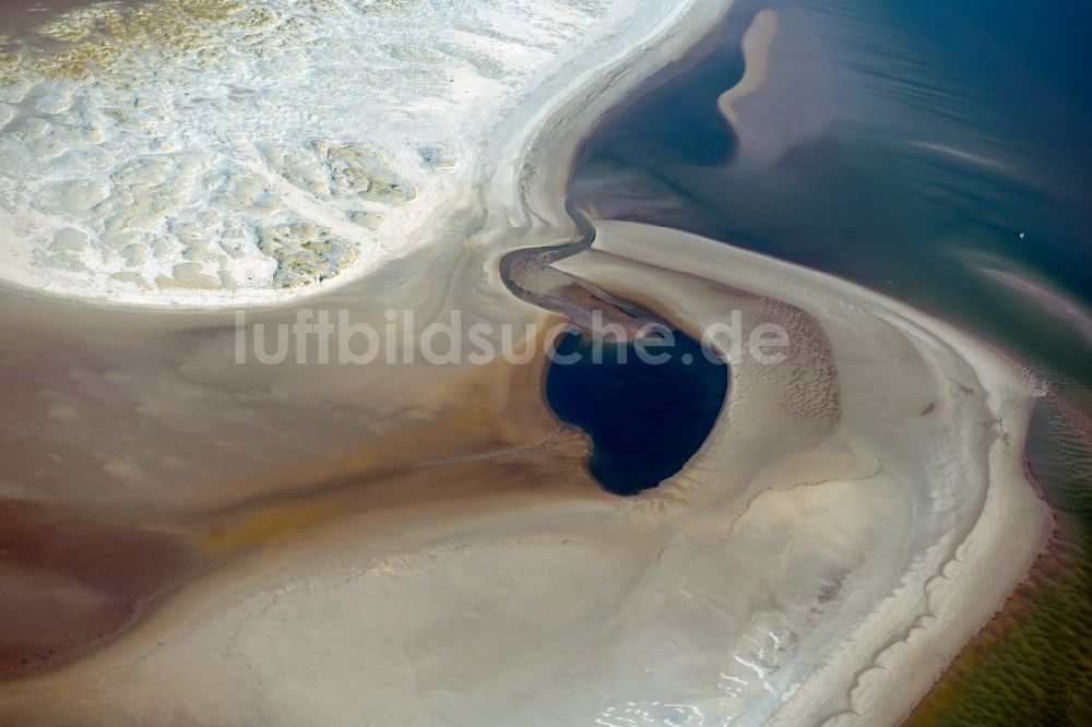 Luftbild Juist - Kachelotplate in der Nordsee im Bundesland Niedersachsen