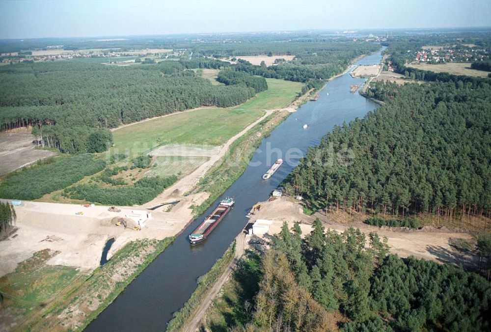 Luftbild Genthin - Kader Brücke Genthin