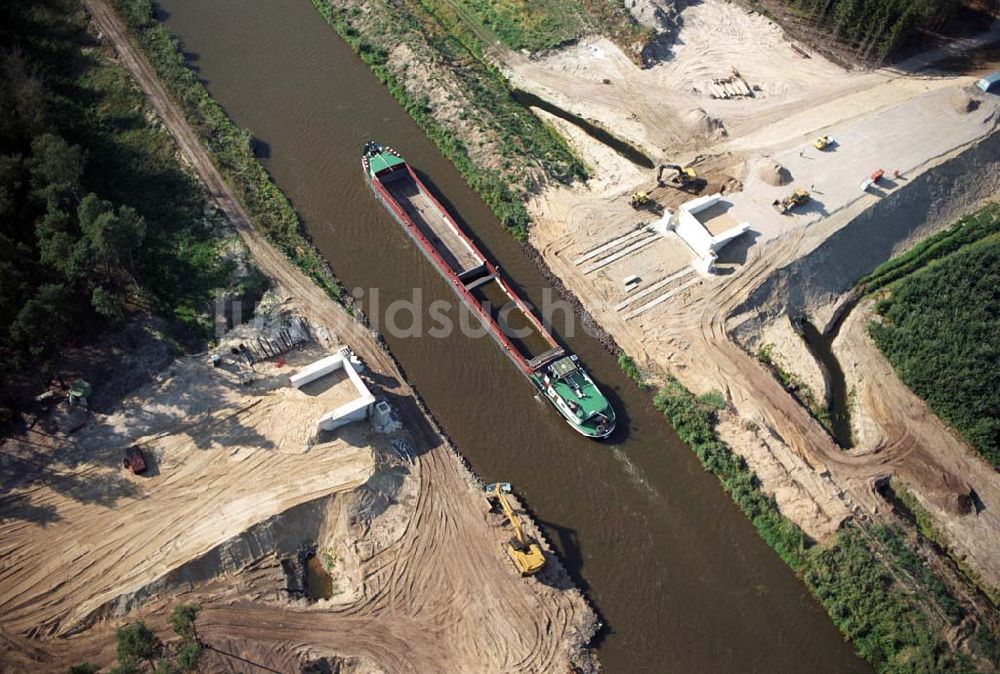 Genthin aus der Vogelperspektive: Kader Brücke Genthin