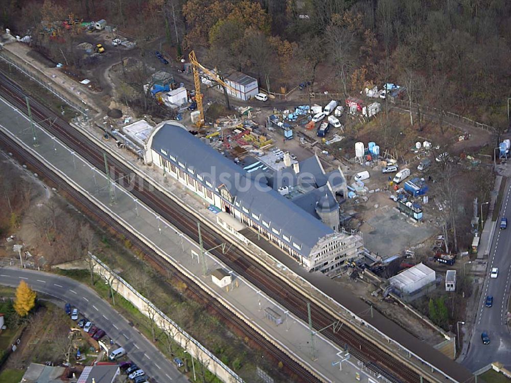 Luftaufnahme Potsdam - Kaiserbahnhof in Potsdam