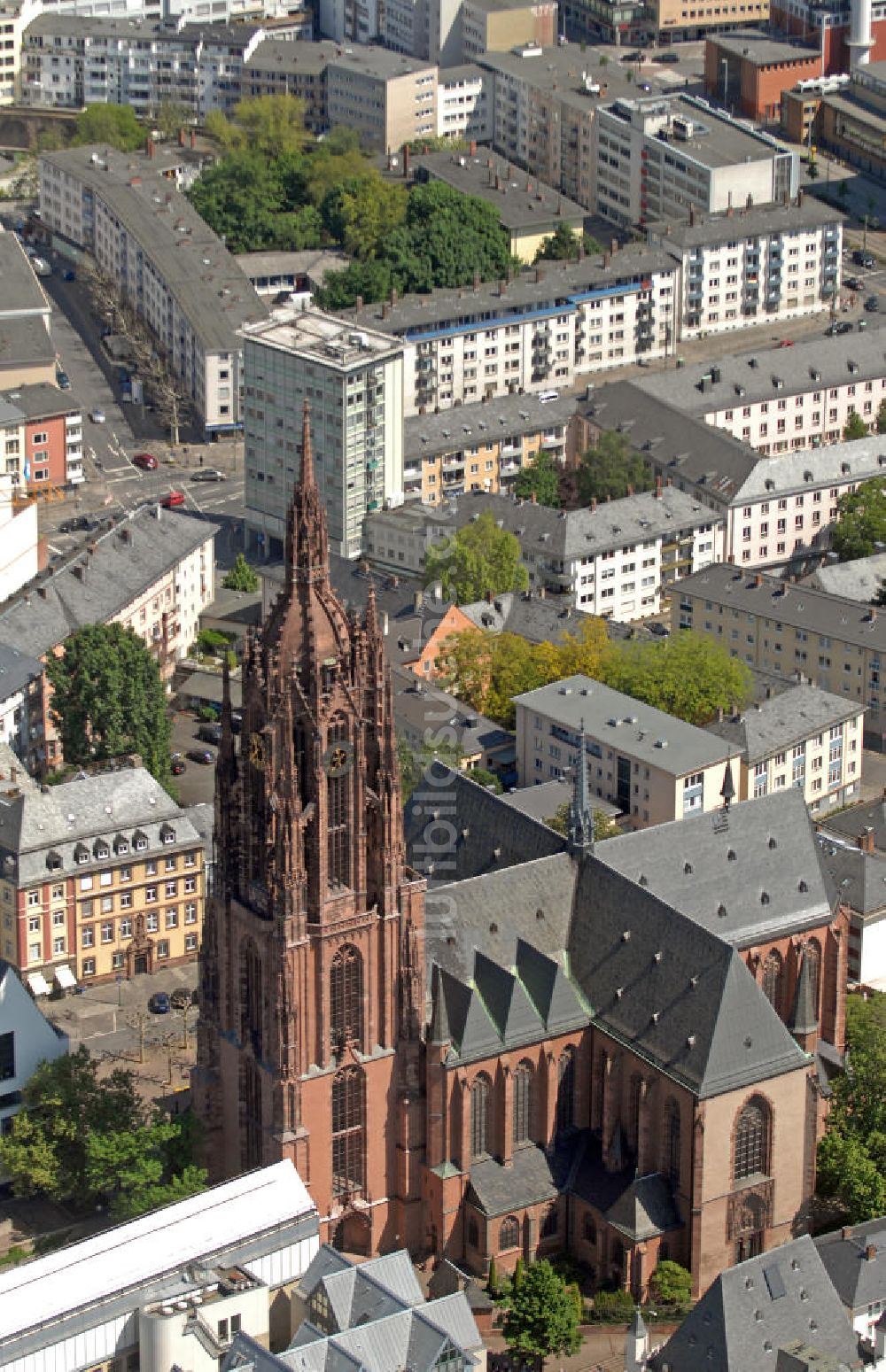 Luftaufnahme Frankfurt am Main - Kaiserdom Frankfurt / Main