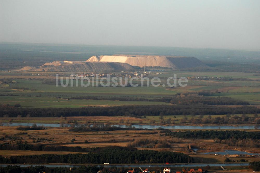 Hohenwarthe von oben - Kaliwerk Zielitz