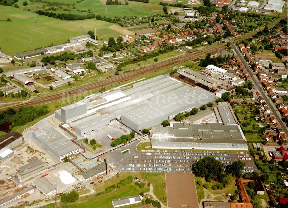 Luftaufnahme Boizenburg - Kalksandsteinwerk von Boizenburg in Mecklenburg - Vorpommern.