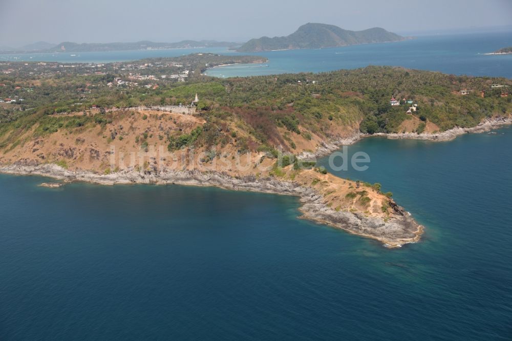 Rawai aus der Vogelperspektive: Kap Phrom Thep südlich der Stadt in Rawai auf der Insel Phuket in Thailand