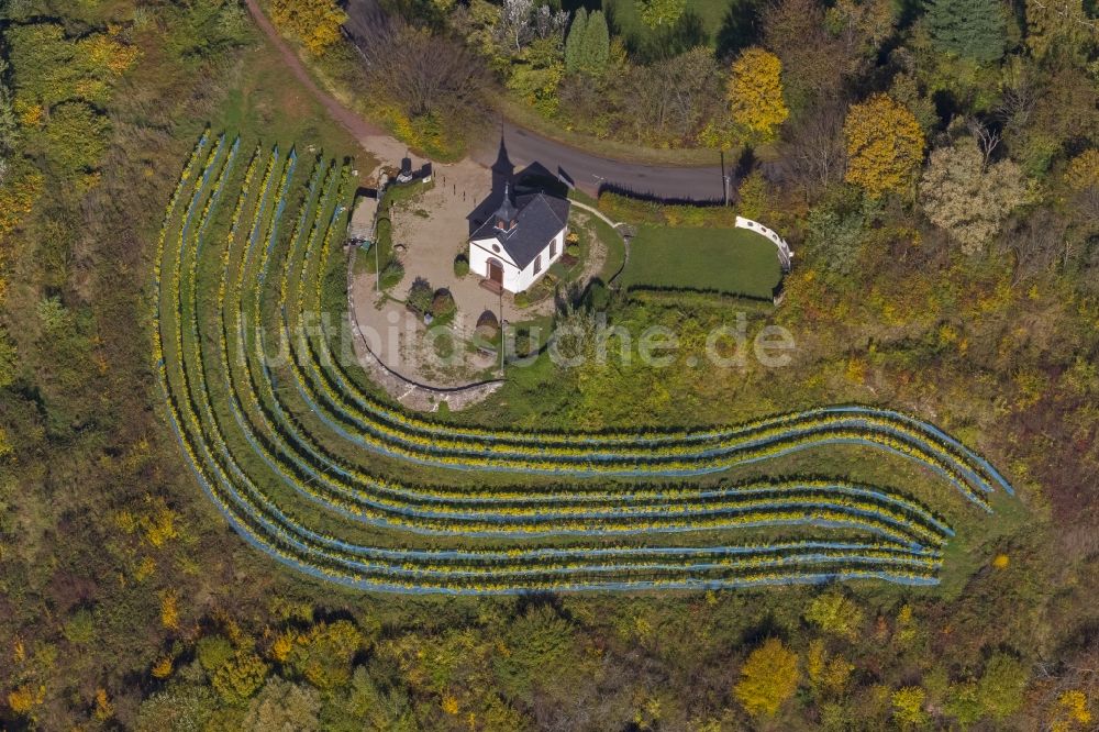 Luftbild Merzig - Kapelle auf dem Weinberg am Ellerweg in Merzig im Saarland