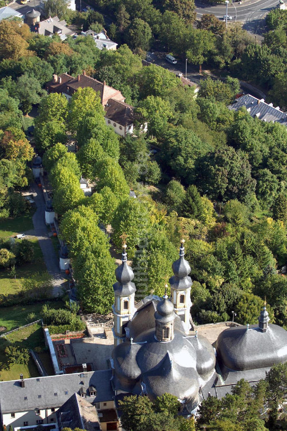 Luftaufnahme Würzburg - Kapuzinerkoster Käppele in Würzburg Bayern