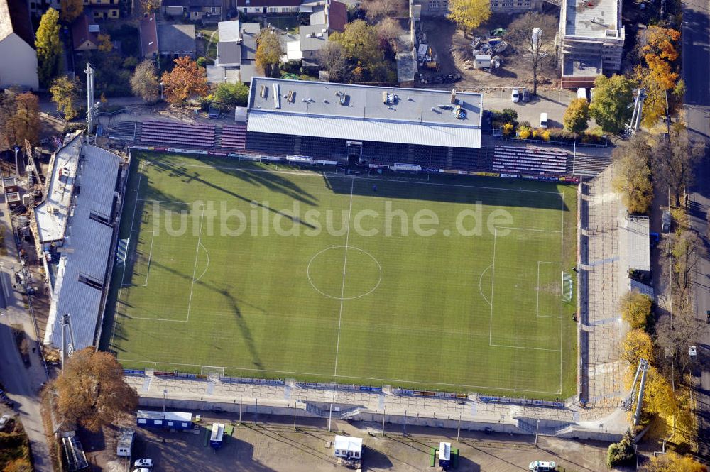 Potsdam von oben - Karl-Liebknecht-Stadion Potsdam