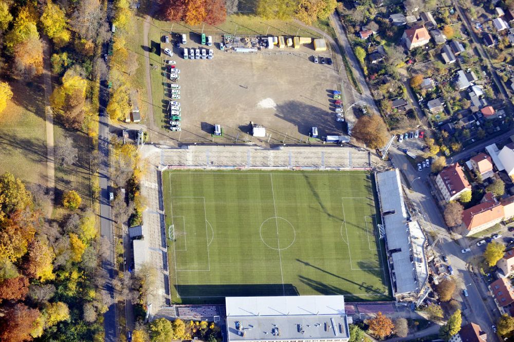 Potsdam von oben - Karl-Liebknecht-Stadion Potsdam