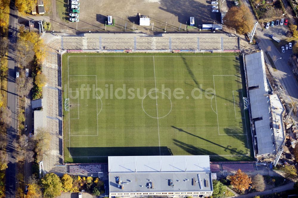 Potsdam aus der Vogelperspektive: Karl-Liebknecht-Stadion Potsdam