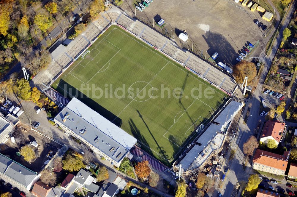 Potsdam von oben - Karl-Liebknecht-Stadion Potsdam