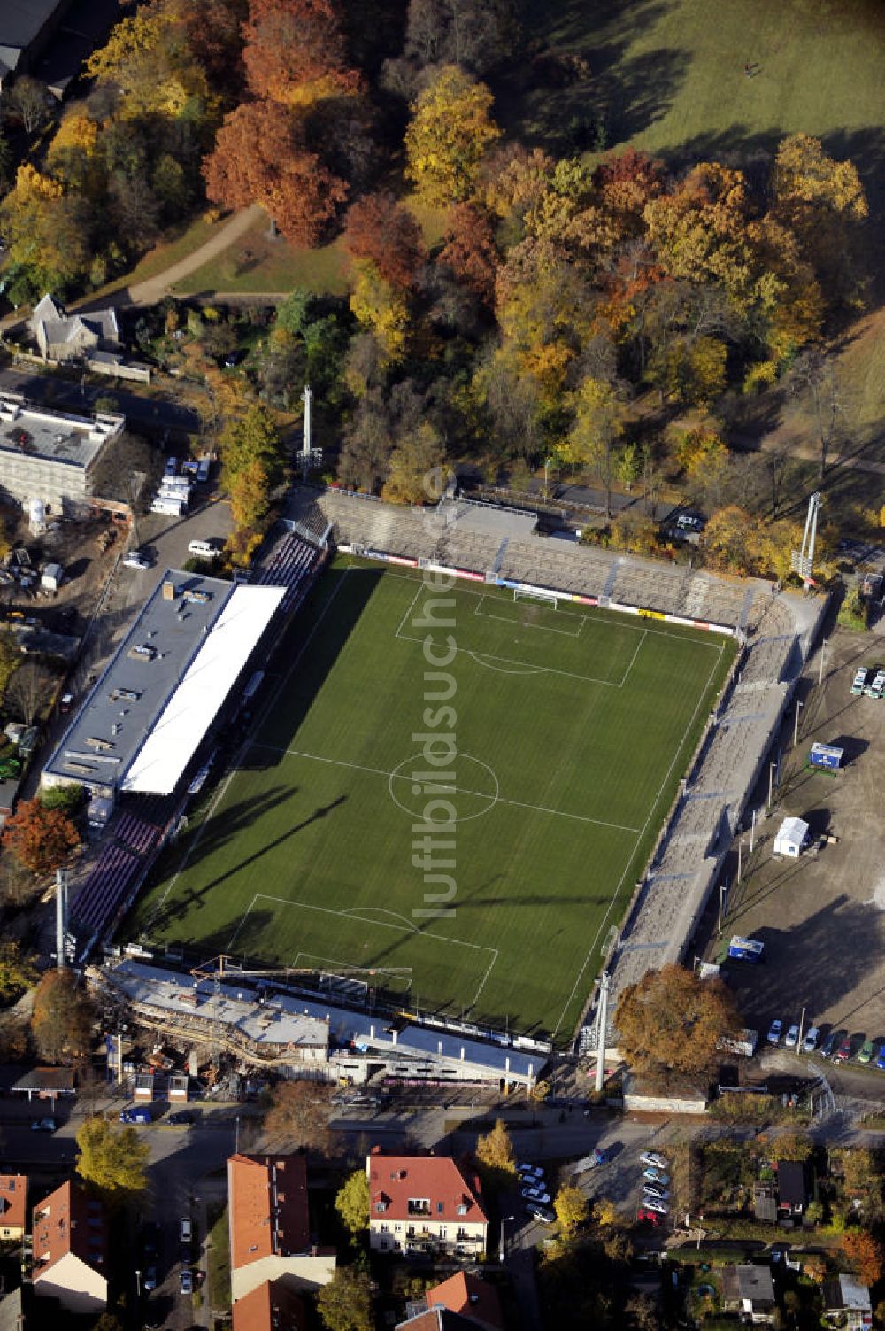 Potsdam von oben - Karl-Liebknecht-Stadion Potsdam