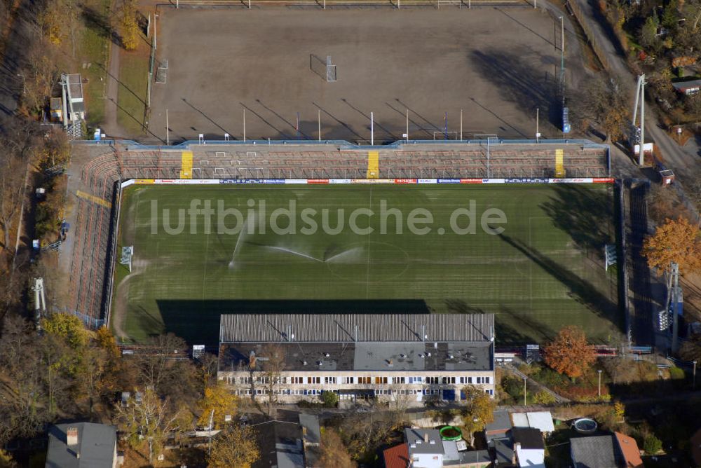 Potsdam-Babelsberg von oben - Karl-Liebknecht-Stadion in Potsdam