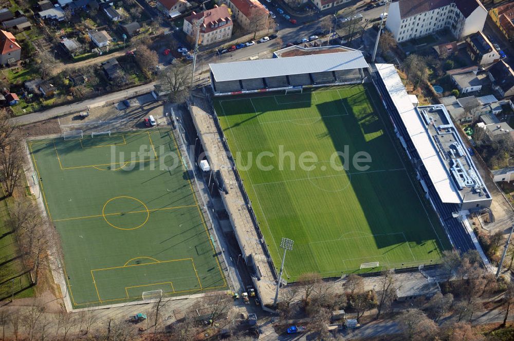 Luftbild Potsdam Babelsberg - Karl-Liebknecht-Stadion in Potsdam-Babelsberg