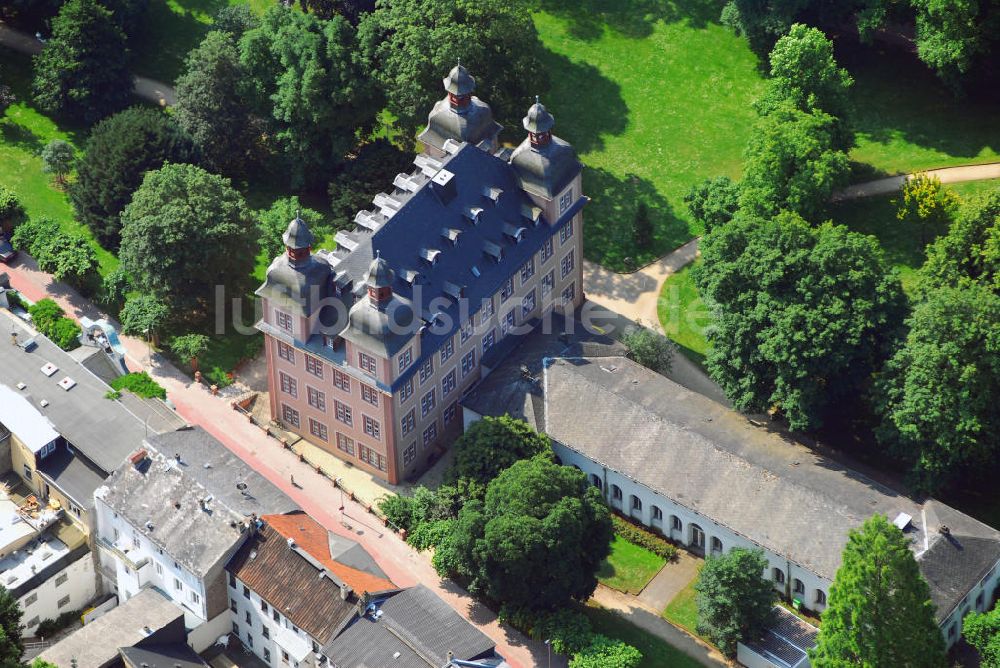 Luftbild Bad Ems - Karlsburg - Palais Haus der vier Türme in Bad Ems