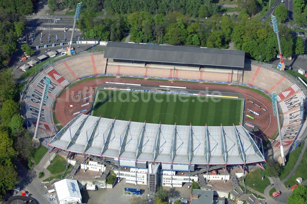 Luftbild Karlsruhe - Karlsruher Wildparkstadion