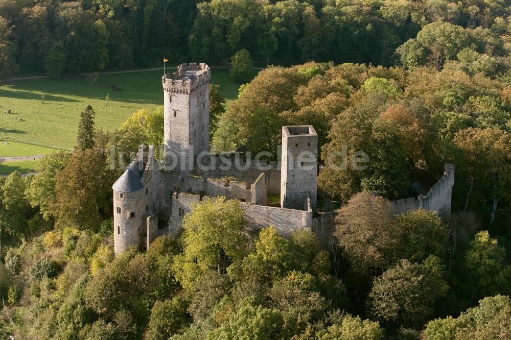 Luftaufnahme Pelm - Kasselburg bei der Gemeinde Pelm im Bundesland Rheinland-Pfalz