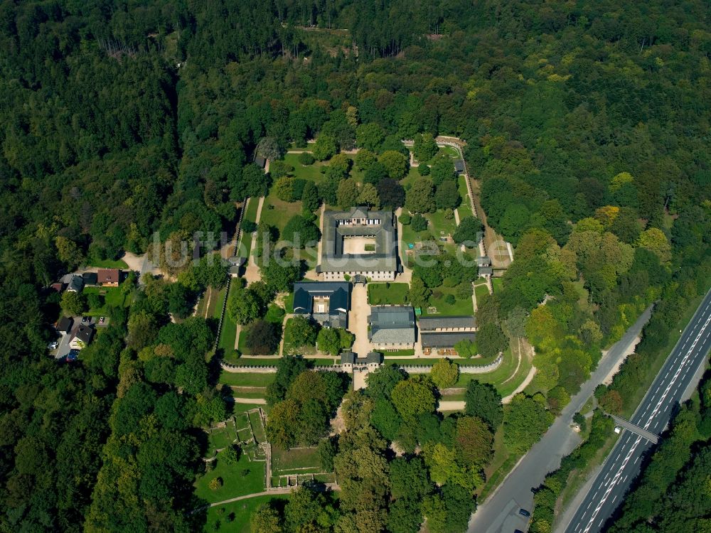 Bad Homburg aus der Vogelperspektive: Kastell Saalburg bei Bad Homburg im Bundesland Hessen