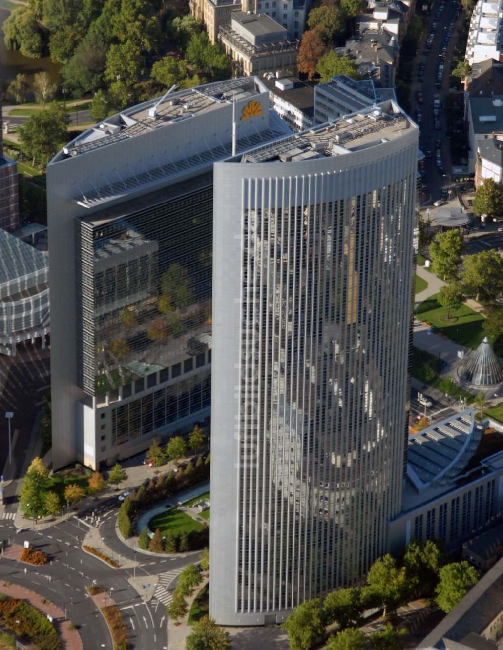 Luftbild Frankfurt am Main - Kastor und Pollux