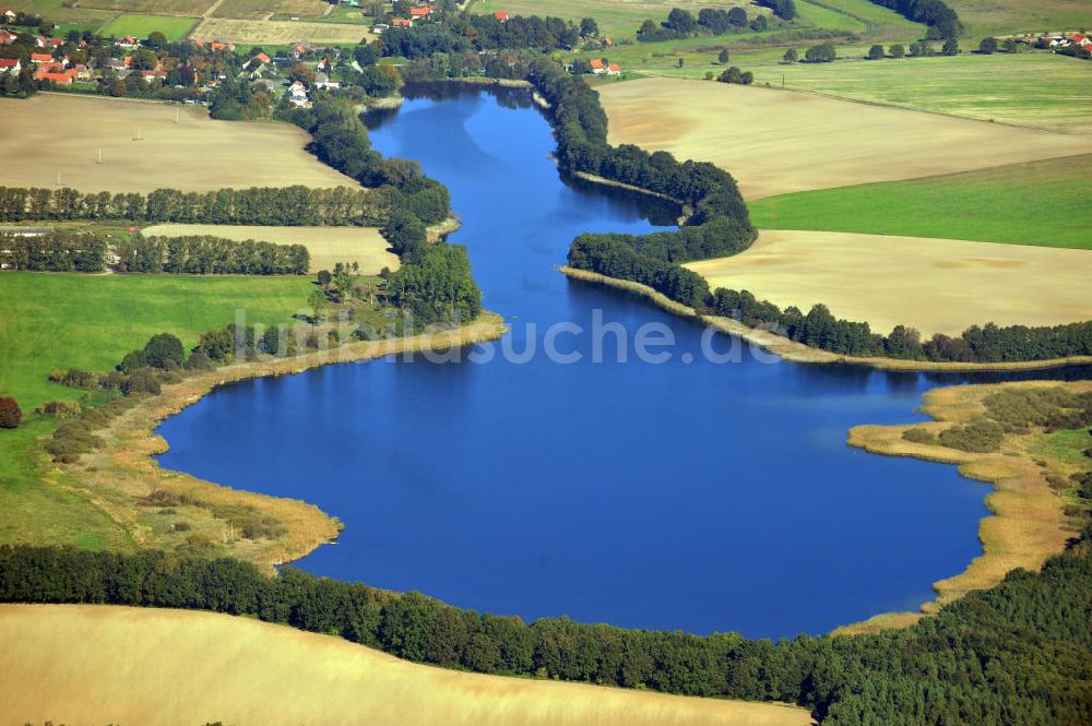 Katerbow von oben - Katerbower See