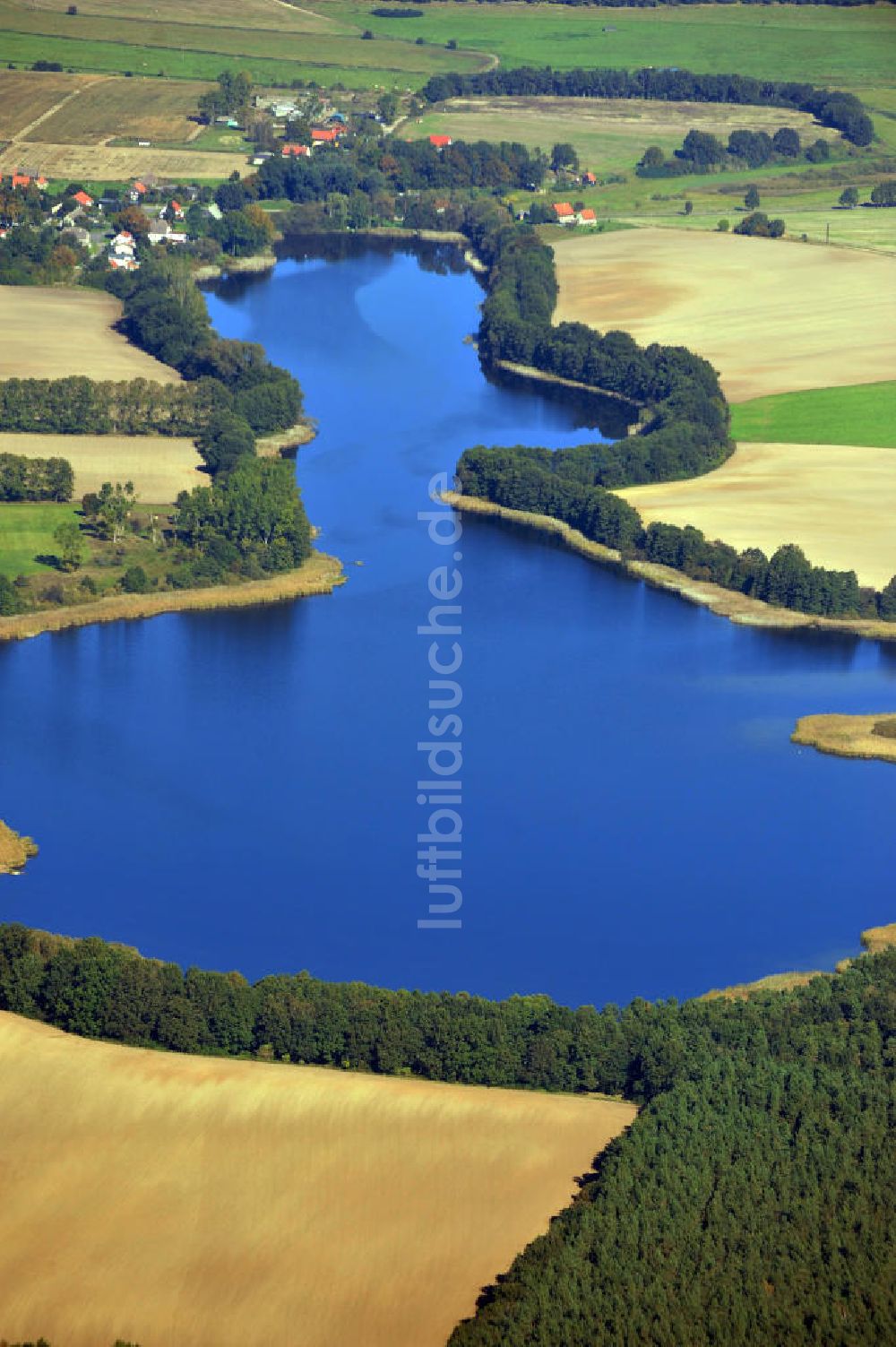 Katerbow aus der Vogelperspektive: Katerbower See