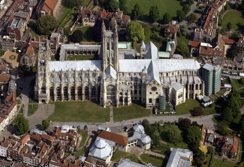 Luftaufnahme Canterbury - Kathedrale von Canterbury