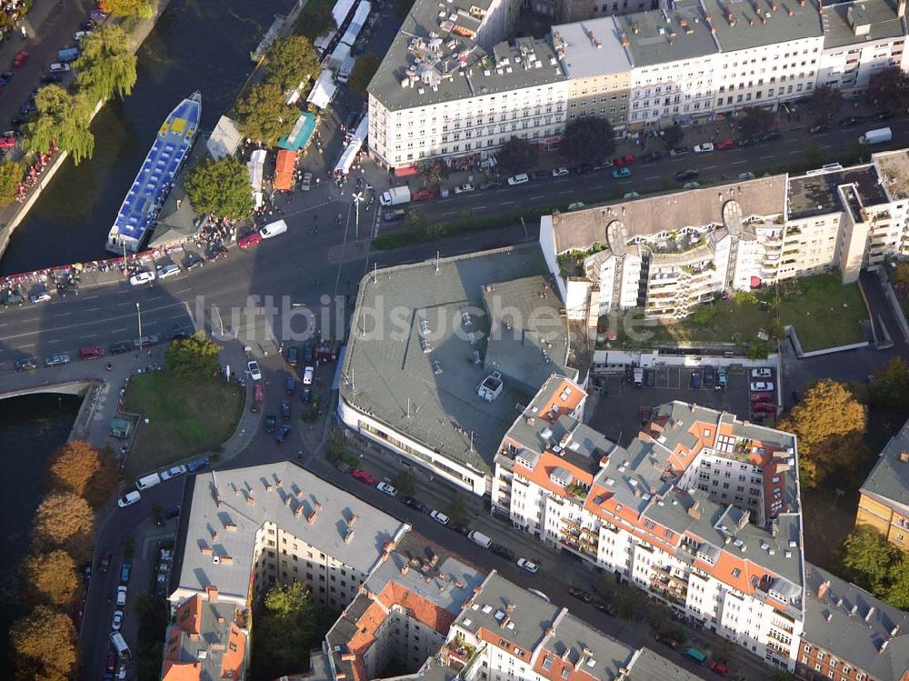 Luftaufnahme Berlin-Kreuzberg - Kaufhaus Benitz in Berlin-Kreuzberg.