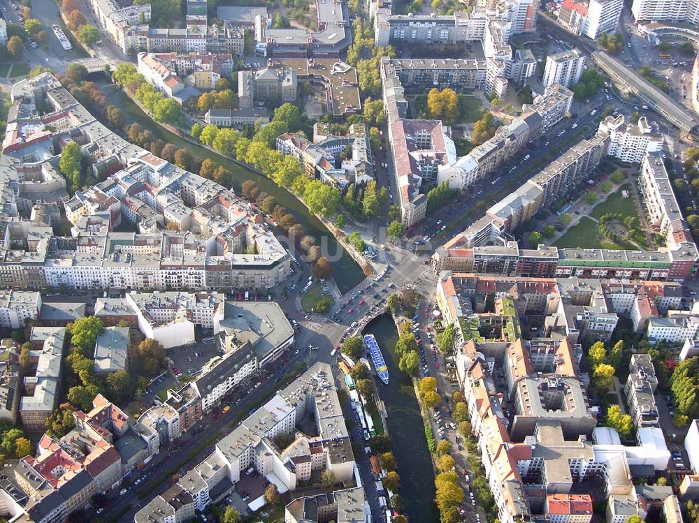 Luftaufnahme Berlin-Kreuzberg - Kaufhaus Benitz in Berlin-Kreuzberg.