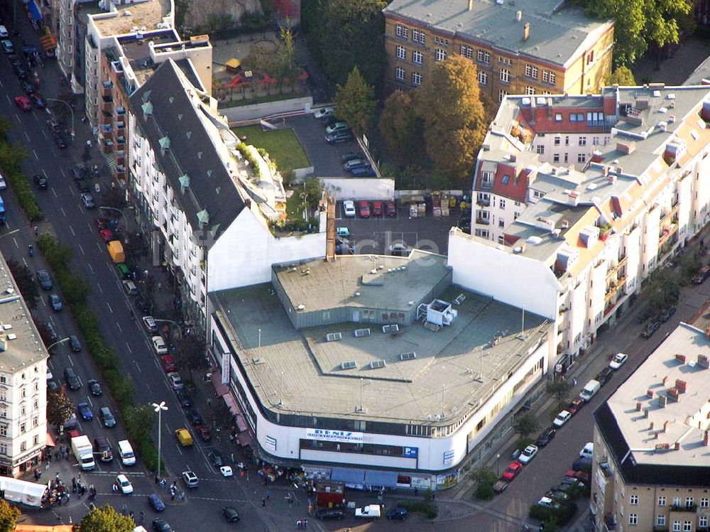 Luftbild Berlin-Kreuzberg - Kaufhaus Benitz in Berlin-Kreuzberg.