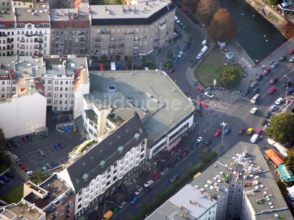 Luftaufnahme Berlin-Kreuzberg - Kaufhaus Benitz in Berlin-Kreuzberg.