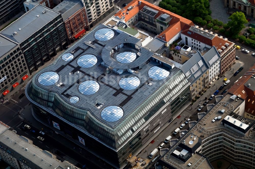 Luftbild Berlin - Kaufhaus Galerie Lafayette Berlin an der Friedrichstraße in Berlin Mitte