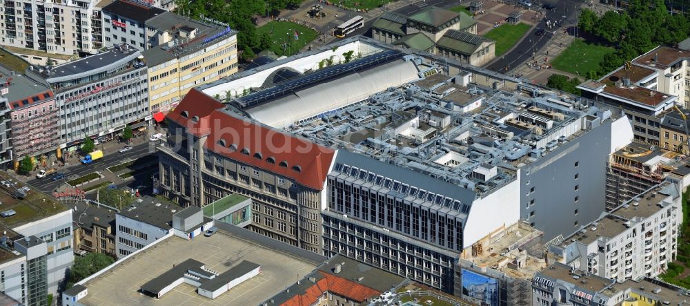 Berlin von oben - Kaufhaus des Westens ( KaDeWe ) in der Tauentzienstraße am Wittenbergplatz in Berlin-Schöneberg