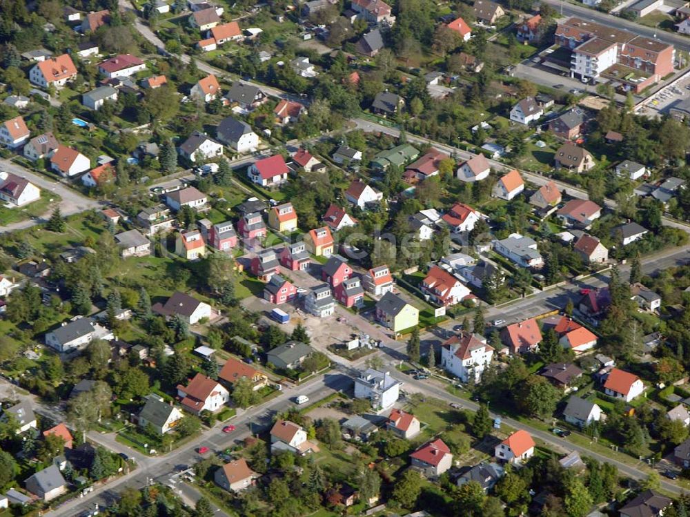 Luftbild Berlin-Kaulsdorf - Kaulsdorfer Garten der PREMIER-Deutschland GmbH Berlin-Kaulsdorf