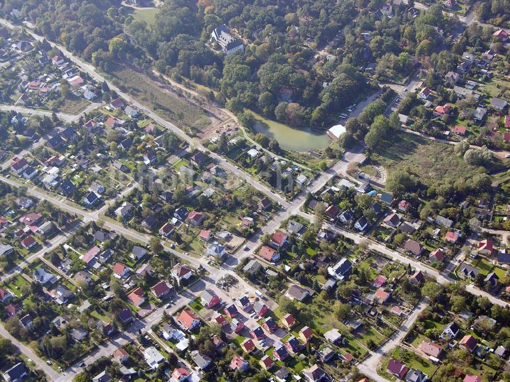 Luftbild Berlin-Kaulsdorf - Kaulsdorfer Garten der PREMIER-Deutschland GmbH Berlin-Kaulsdorf