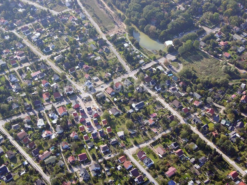 Luftaufnahme Berlin-Kaulsdorf - Kaulsdorfer Garten der PREMIER-Deutschland GmbH Berlin-Kaulsdorf