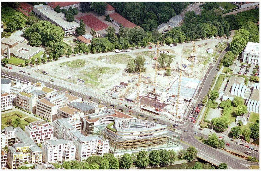 Luftbild Berlin-Tiergarten - Köbis Dreieck in Berlin Tiergarten