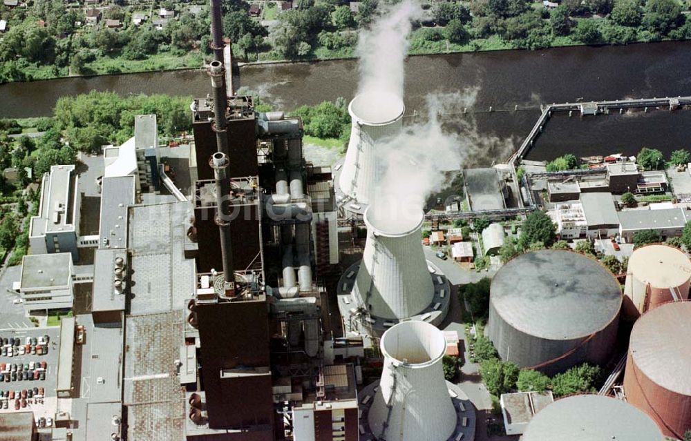 Luftaufnahme Berlin - Lichterfelde - Keizkraftwerk Lichterfelde