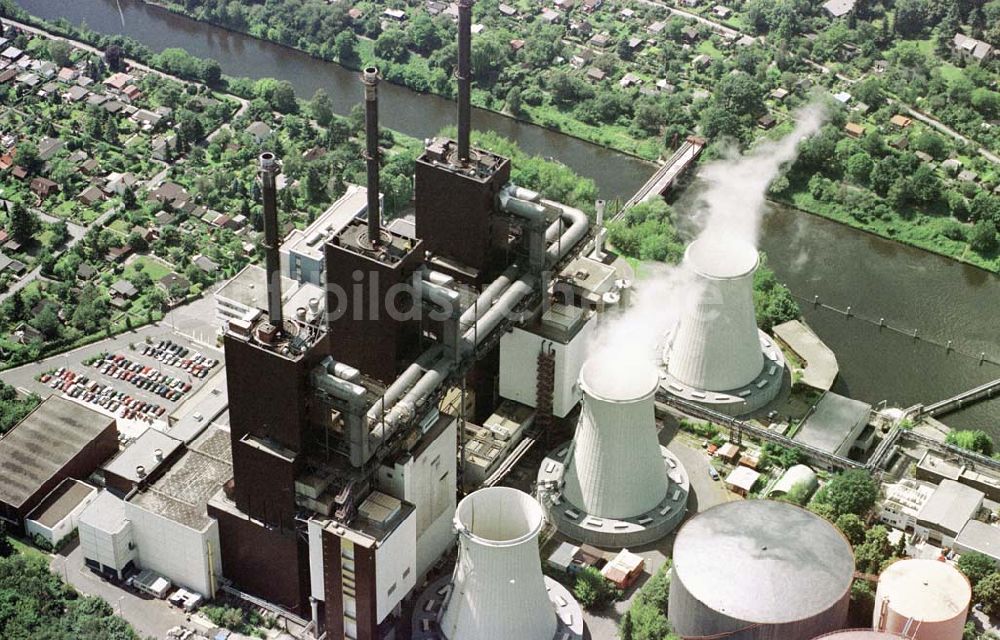 Berlin - Lichterfelde aus der Vogelperspektive: Keizkraftwerk Lichterfelde