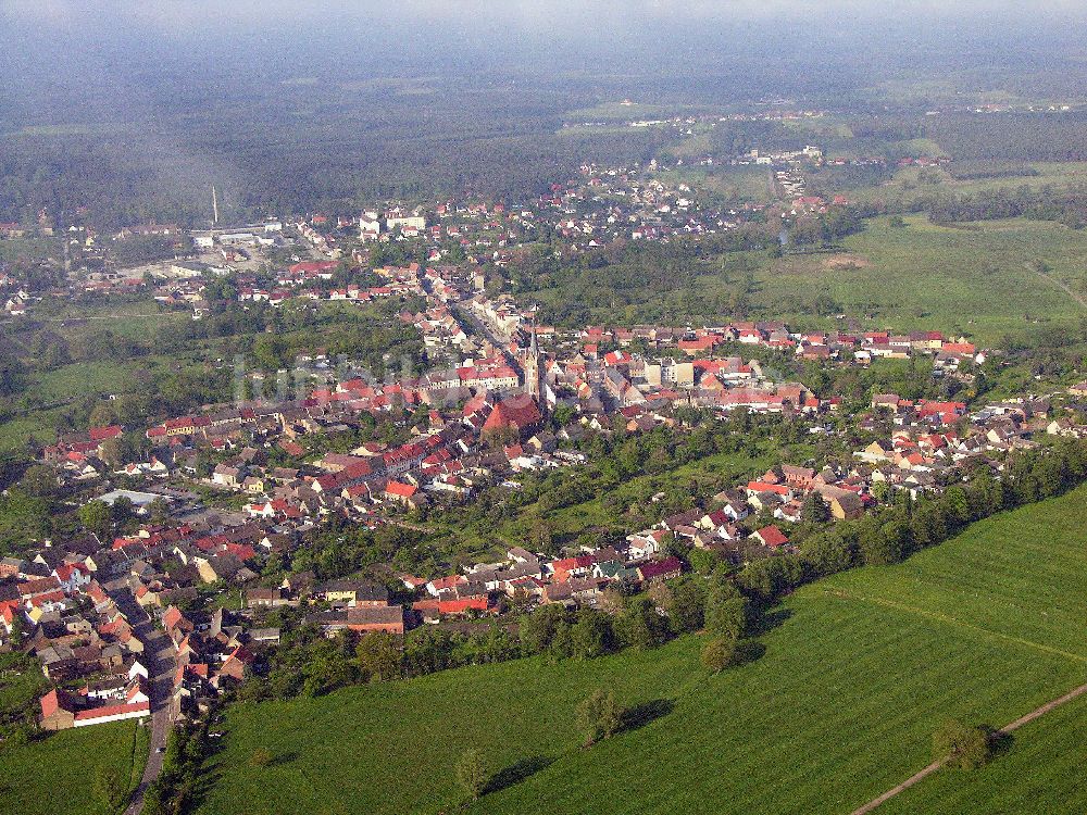 Wartenberg von oben - Kemberg in Sachsen-Anhalt