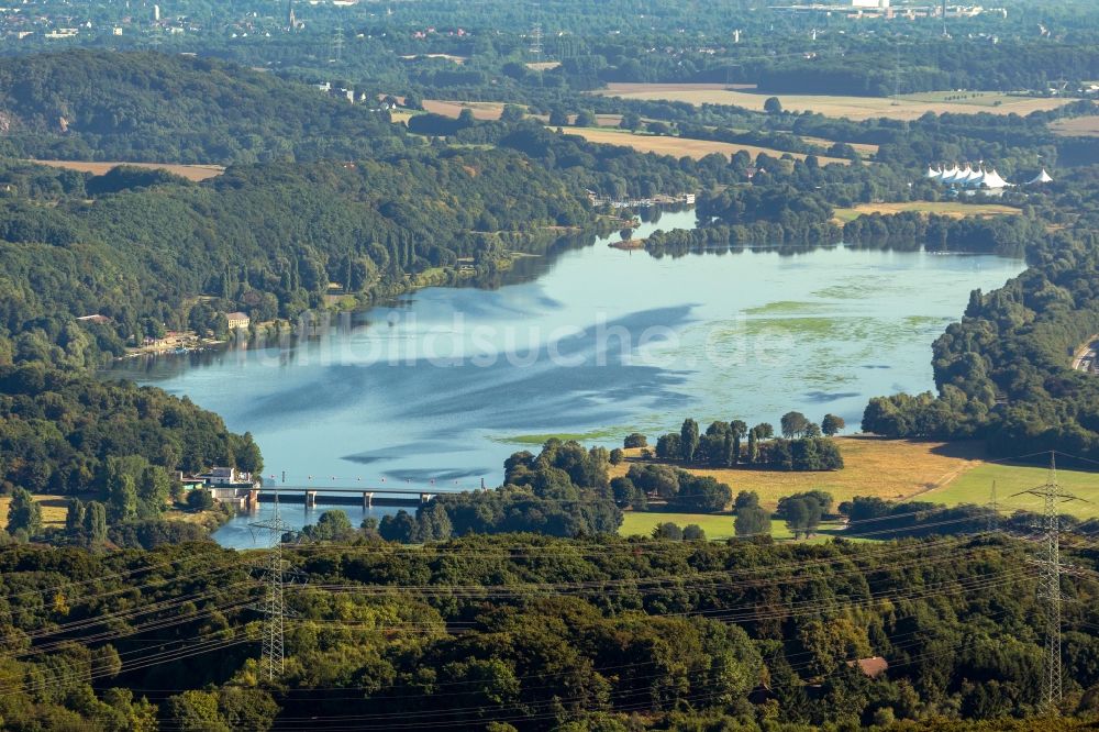 Luftaufnahme Hattingen - Kemnader See bei Hattingen im Bundesland Nordrhein-Westfalen