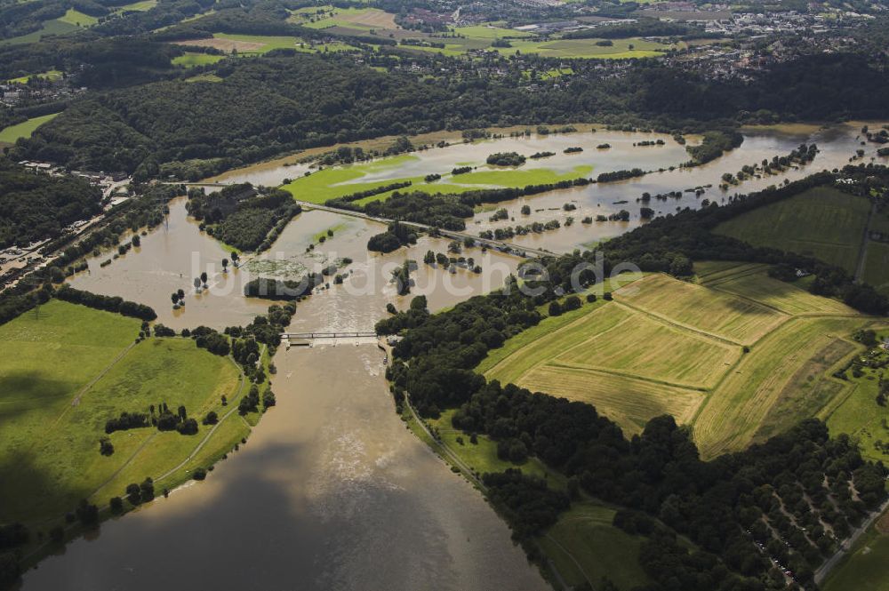 Luftaufnahme Bochum - Kemnader Stausee Bochum